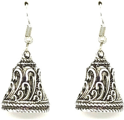 GoldNera Antique Designer Alloy Jhumki Earring GoldNera Earrings
