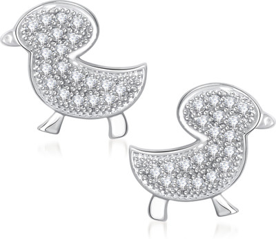 VK Jewels Baby Bird Cubic Zirconia Alloy Stud Earring at flipkart