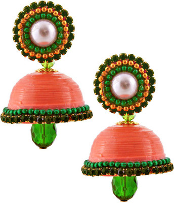 

Halowishes EAR146 Paper Jhumki Earring
