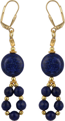 

Pearlz Ocean Perfect Lapis Lazuli Alloy Clip-on Earring