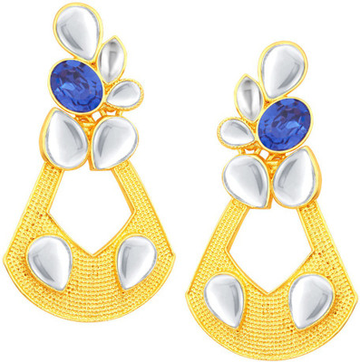 

Sukkhi Ethnic Gold Plated Kundan Alloy Drop Earring