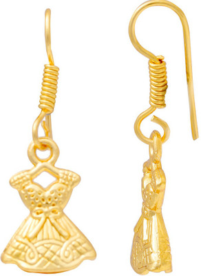 

Ijuels Frock Charms German Silver Drop Earring