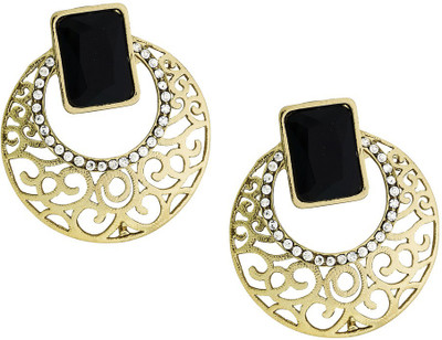 

the jewelbox Filigree Chaand Copper Chandbali Earring
