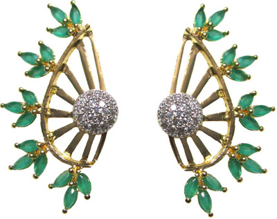 

Poddar Jewels Designer Cubic Zirconia Alloy Cuff Earring