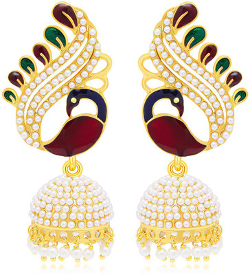 

Sukkhi Ritzy Peacock Alloy Jhumki Earring