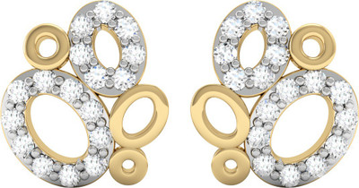 

Vachya ERA Yellow Gold 14kt Diamond Stud Earring(Yellow Gold Plated)