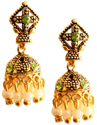 

Being Women Elegant White Fashion Alloy Jhumki Earring
