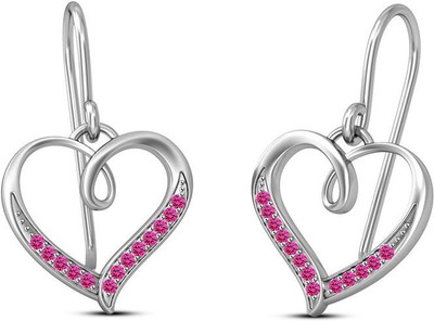 

Anopchand Tilokchand Jewellers Drop Sapphire Sterling Silver Dangle Earring