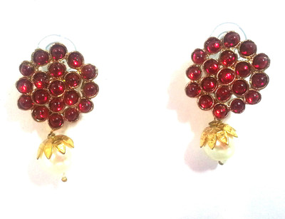 

Kshitij Jewels Floral Delight Alloy Drop Earring