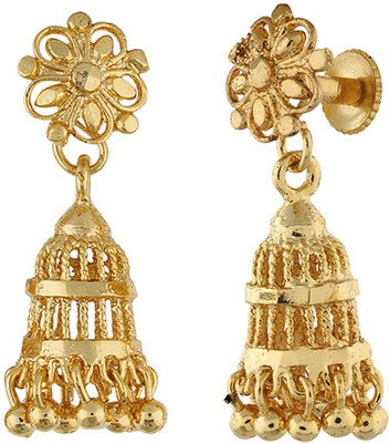 

Nisa Pearls Princess Delight Alloy Jhumki Earring