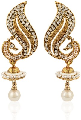 Jewels Galaxy Party Collection Pearl Alloy Jhumki Earring