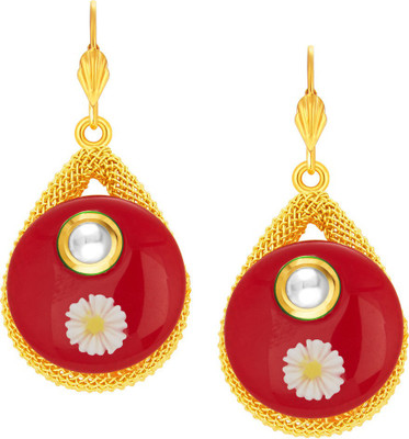 

Sukkhi Intricately Crafted Gold Plated Kundan Alloy Drop Earring