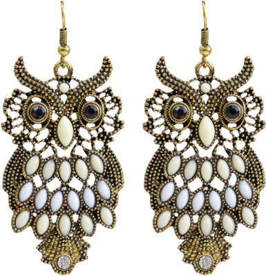

Taj Pearl Designer Alloy Drop Earring