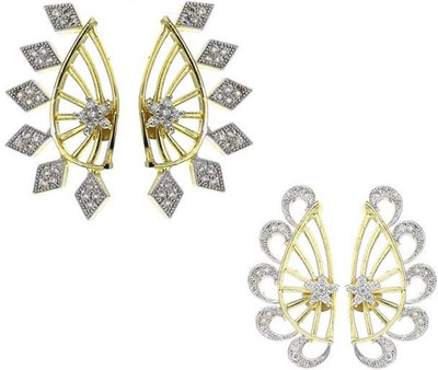 

Penny Jewels Princess Diamond Alloy Cuff Earring
