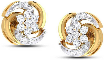 

Kiara Jewellery Yogita Cubic Zirconia Silver Stud Earring
