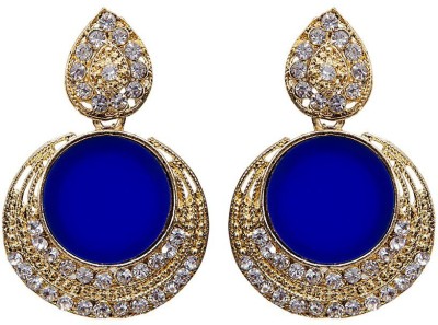 STYYLO FASHION Bollywood Style Zircon Alloy Chandbali Earring