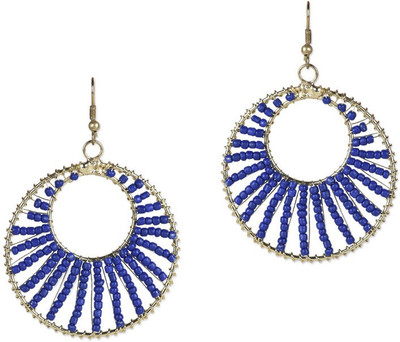 

Blissdrizzle Blue Toned Alloy Dangle Earring