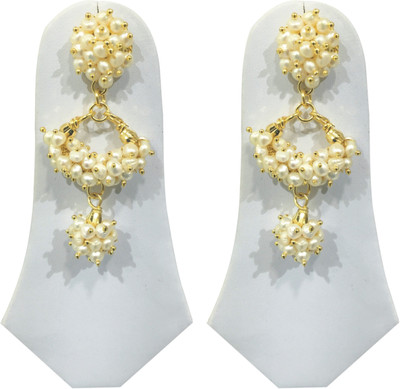 

Sri Kapi Pearls FE140 Pearl Alloy Dangle Earring