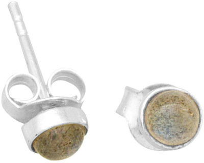 

YugshaJewels Elegant YJE-1871 Labradorite Sterling Silver Stud Earring