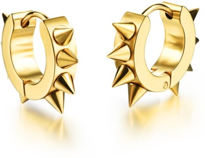 Flipkartcom  Buy PS CREATIONS Salman Khan Gold Kaju Bali Hoop Earring For  Unisex Golden Stainless Steel Hoop Earring Online at Best Prices in India