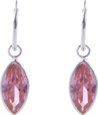 

Abhooshan Color Delight Cubic Zirconia Sterling Silver Hoop Earring