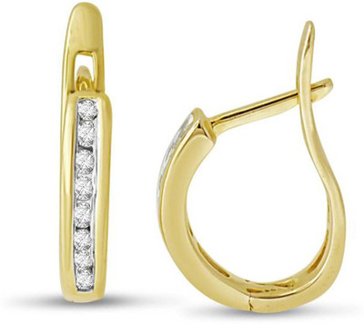 

Kiara Jewellery Chennai Swarovski Zirconia Sterling Silver Hoop Earring