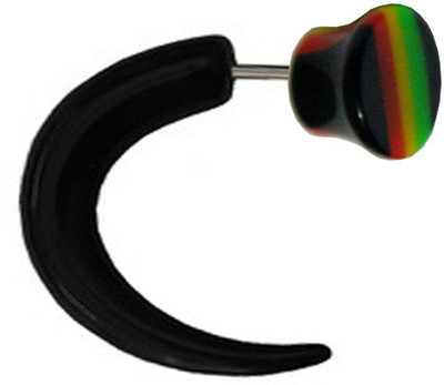

Men Style Black Alloy Bone Stud Earring For Men And Boy Alloy Stud Earring