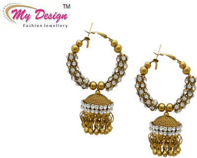 

My Design Gold Plated Alloy Jhumki Earring