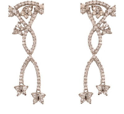 

Sakshi Circle of life Zircon Silver Drop Earring