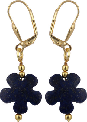 Pearlz Ocean Immaculate Lapis Lazuli Alloy Clip-on Earring