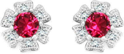 

Johareez Cubic Zirconia Sterling Silver Stud Earring