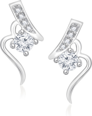 

Meenaz Exclusive Drop Cubic Zirconia Alloy Stud Earring