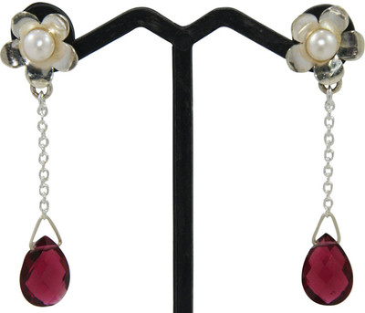 

Zivah Trendy Pearl Sterling Silver Drop Earring