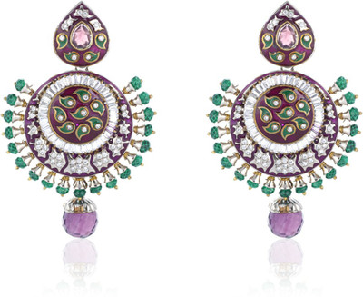 

Aaishwarya Crystal Alloy Chandelier Earring