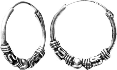 

Abhooshan 925 Sterling Silver Hoop Earring