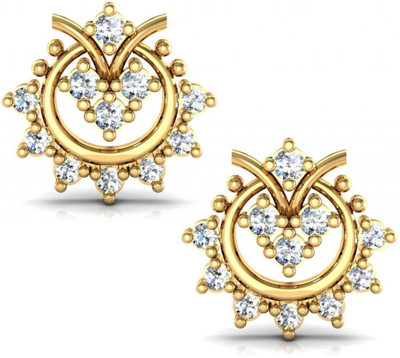 

Avsar Sonakshi Yellow Gold 18kt Diamond Stud Earring