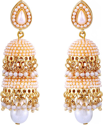 59 OFF on CRUNCHY FASHION Glittering Pearl Traditional Brass