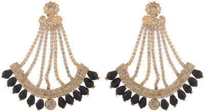 

Blacksmith Black Rainbow Crystal Metal Drop Earring