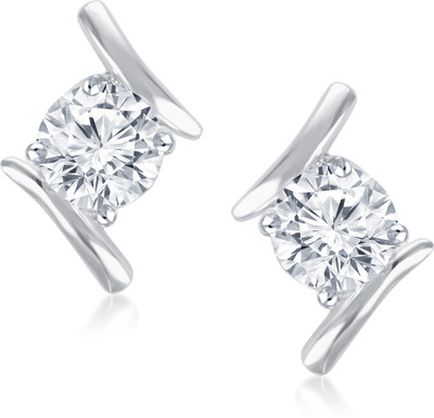 

Meenaz Vivid Extravagance Solitaire Alloy Stud Earring