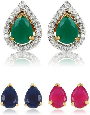 YouBella Interchangeable Cubic Zirconia Alloy Stud Earring