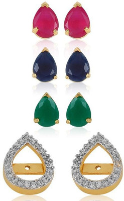 Jewels Gehna Cubic Zirconia Alloy Earring Set