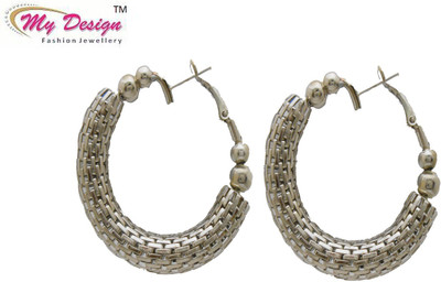 

My Design Silver Plated Alloy Clip-on Earring