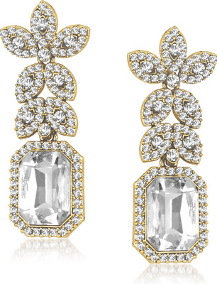 MEENAZ Traditional Classics Cubic Zirconia, Crystal Alloy Drops & Danglers