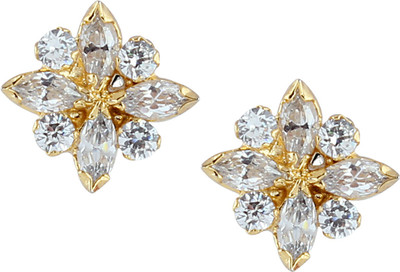 Archi Collection Colour Spark Cubic Zirconia Alloy Stud Earring