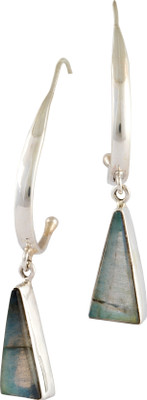 

Eekaba 925 SILVER Labradorite Sterling Silver Drop Earring
