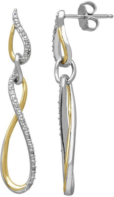 

Kamal Jeweller Swarovski Crystal Sterling Silver Drop Earring
