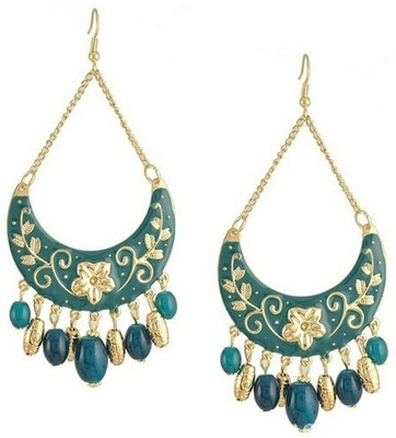 

Aaishwarya Splendid Blue Crystal Enamel Dangle Earring