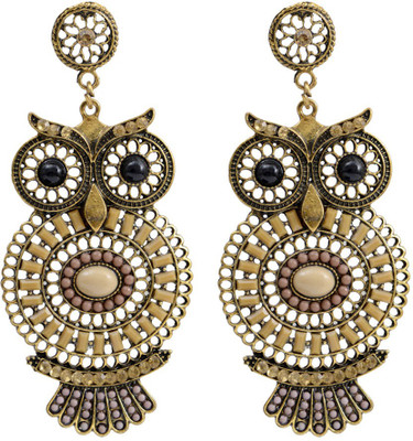 

Taj Pearl Designer Alloy Drop Earring