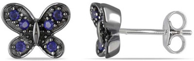 Kiara Jewellery Anushka Swarovski Zirconia Sterling Silver Stud Earring