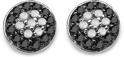 

Johareez Floral Diamond Sterling Silver Stud Earring